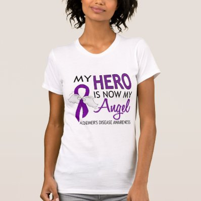My Hero Is My Angel Alzheimer&#39;s Disease T-shirts