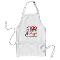 My Hero Is My Angel Brain Cancer Apron