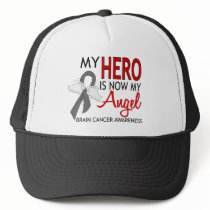 My Hero Is My Angel Brain Cancer Hats