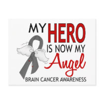 My Hero Is My Angel Brain Cancer Post Card