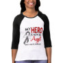 My Hero Is My Angel Brain Cancer Tee Shirt