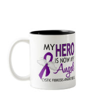 My Hero Is My Angel Cystic Fibrosis Coffee Mugs