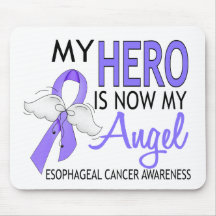 My Hero Is My Angel Esophageal Cancer Mouse Pads