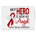 My Hero Is My Angel Heart Disease Card