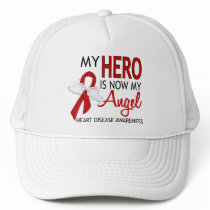 My Hero Is My Angel Heart Disease Hats