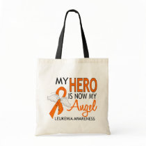 My Hero Is My Angel Leukemia Tote Bag