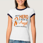 My Hero Is My Angel Leukemia Tshirts