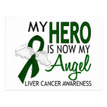 My Hero Is My Angel Liver Cancer Post Cards