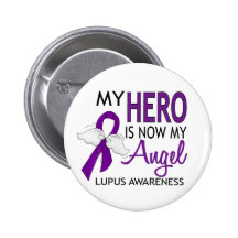 My Hero Is My Angel Lupus Pins