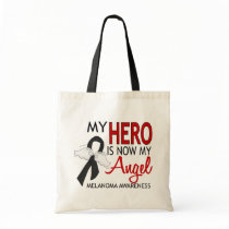 My Hero Is My Angel Melanoma Tote Bag