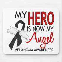 My Hero Is My Angel Melanoma Mouse Pads