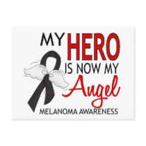 My Hero Is My Angel Melanoma Postcards