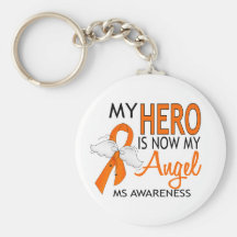 My Hero Is My Angel MS Key Chain