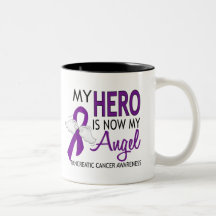My Hero Is My Angel Pancreatic Cancer Coffee Mug