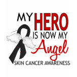 My Hero Is My Angel Skin Cancer Tee Shirts