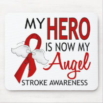 My Hero Is My Angel Stroke Mousepad