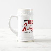 My Hero Is My Angel Stroke Mugs