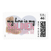My Hero is my Soldier Postage Stamps
