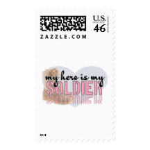 My Hero is my Soldier Stamp