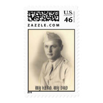 MY HERO, MY DAD postage