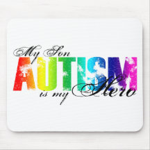 My Hero  My Son - Autism Mouse Pad