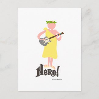 My Hero Nero postcard