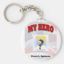 MY HERO PERCY SPENCER KEY CHAIN