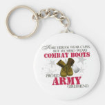 My Hero wears Combat Boots - Army Girlfriend Keychain