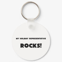 MY Holiday Representative ROCKS! keychains by professions MY Holiday Representative ROCKS! keychains