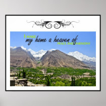 My Home Custom Poster