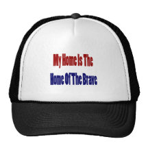 My Home Is The Home Of The Brave Mesh Hats
