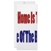 My Home Is The Home Of The Brave rack cards by Supernova23 My Home Is The Home Of The Brave rack cards