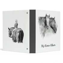 MY HORSE ALBUM: BINDER: PENCIL ART: REALISM