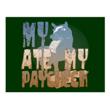 My Horse Ate My Paycheck Post Card