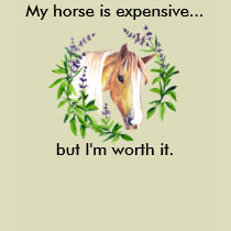 "My horse is expensive..." t-shirt by sagebynature "My horse is expensive..." t-shirt