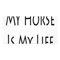 My Horse Is My Life photo cards