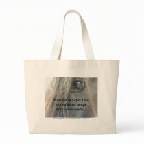 My Horse's Eyes duffel /tote bag