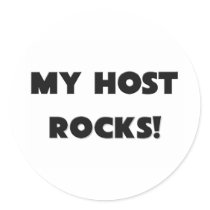 MY Host ROCKS! stickers