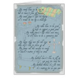My house is like my heart - blue cards