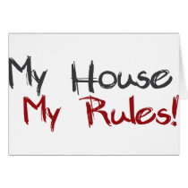 My House My Rules cards