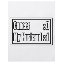My Husband Beat Cancer (Scoreboard) Flyer