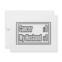 My Husband Beat Cancer (Scoreboard) invitations