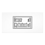 My Husband Beat Cancer (Scoreboard) Photo Card Template
