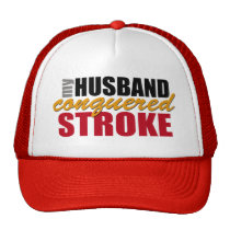 My Husband Conquered Stroke hats