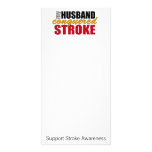 My Husband Conquered Stroke Photo Card