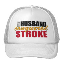 My Husband Conquered Stroke hats