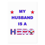 My Husband Is A Hero Business Card