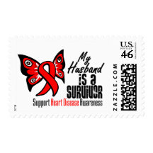 My Husband is a Survivor - Heart Disease Stamps