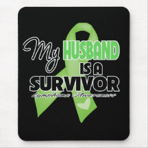 My Husband is a Survivor - Lymphoma Mouse Pad