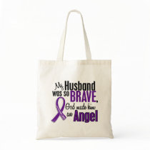 My Husband Is An Angel Pancreatic Cancer Bag